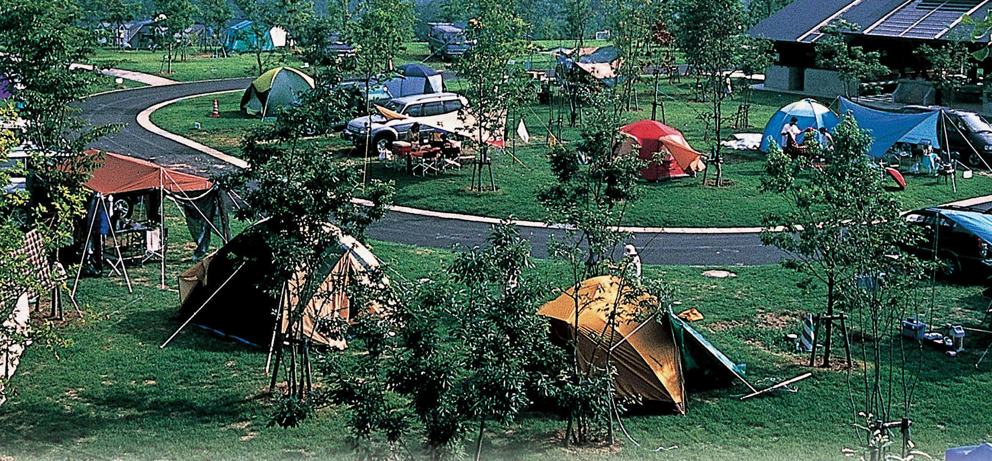 備北 丘陵 公園 キャンプ